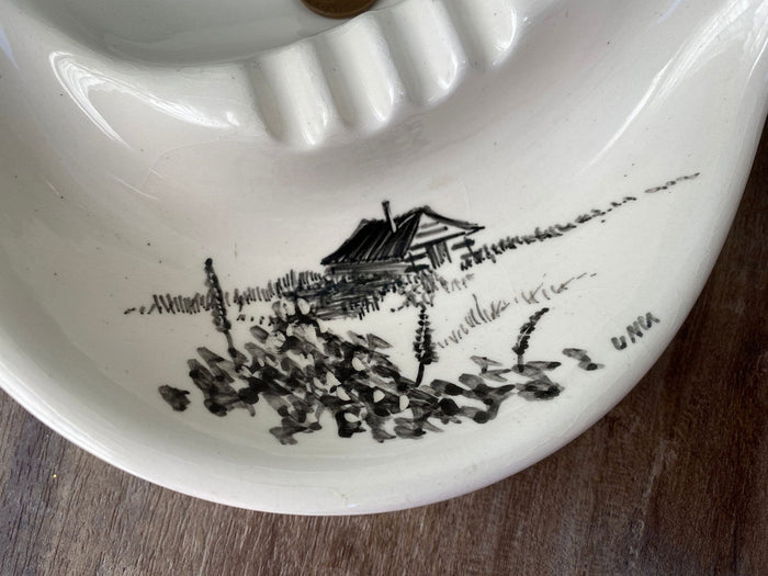 Midcentury Alaska Ceramic Ashtray at Duckwells