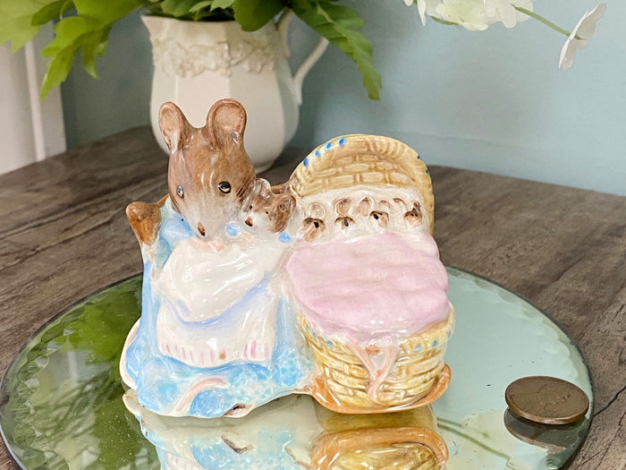 Midcentury Beatrix Potter's Hunca Munca Figurine at Duckwells