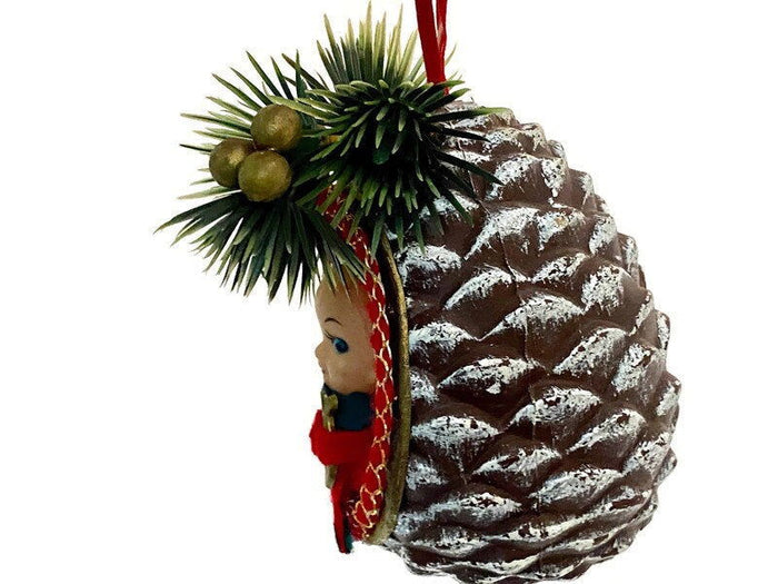Midcentury Christmas Elf Ornament Potpourri Holder at Duckwells