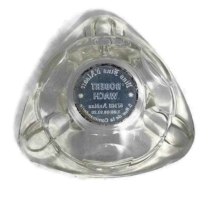 Midcentury French Glass Advertising Ashtray at Duckwells