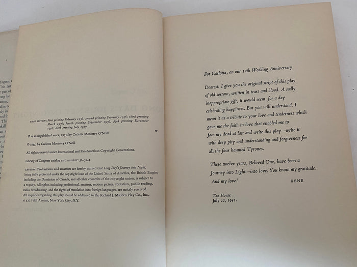 Midcentury Hard Days Journey in Night 1st Ed, 9th Printing at Duckwells