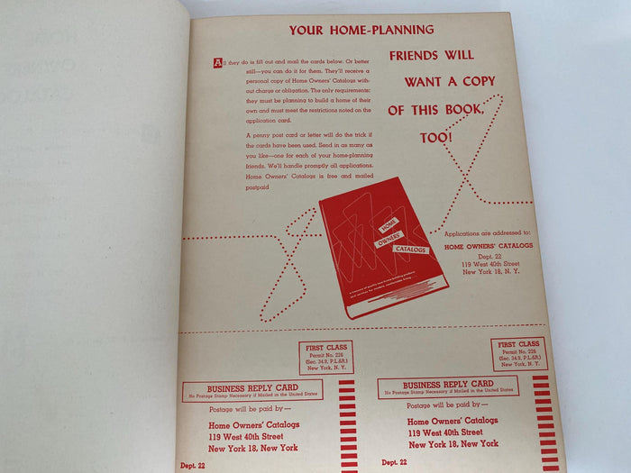 Midcentury Home Owners' Catalogs with 1950s Advertising at Duckwells