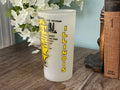 Midcentury Illinois Souvenir Glass with State Map at Duckwells