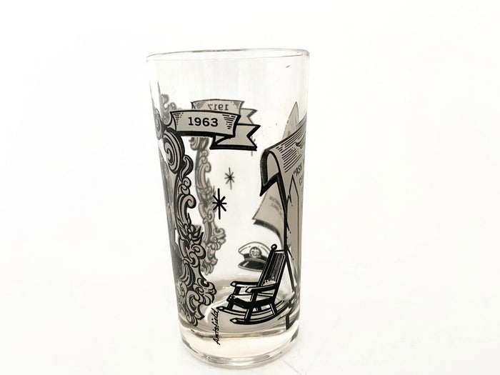 Midcentury John F. Kennedy Glass at Duckwells