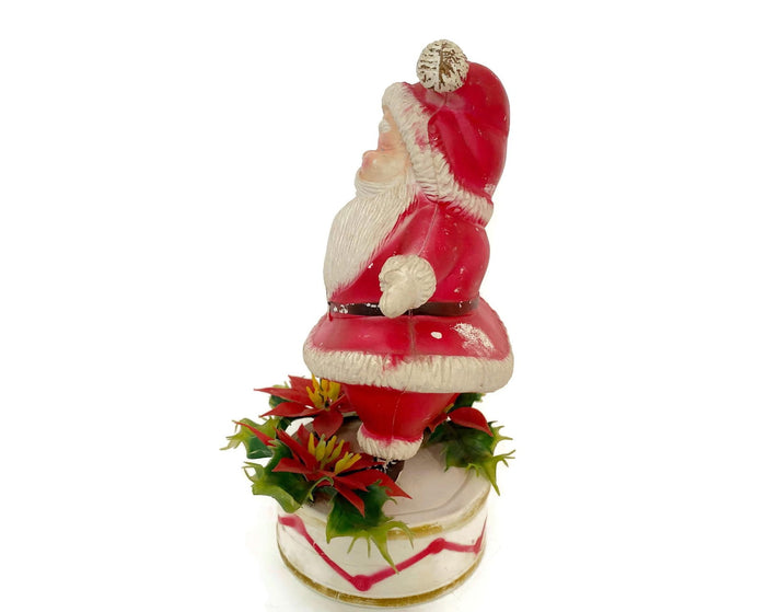 MidCentury Plastic Kitschy Santa Claus Figurine at Duckwells
