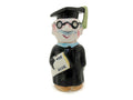 Midcentury Professor Ceramic Coin Bank with Lock by Thames at Duckwells