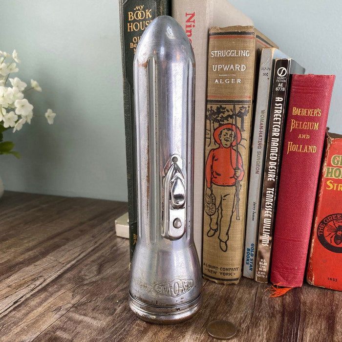 Midcentury Ray-O-Vac Bullet Flashlight at Duckwells