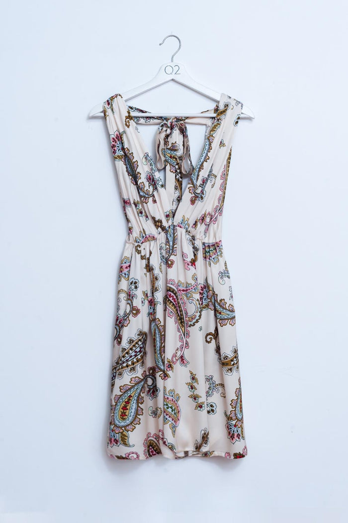 Mini sundress in paisley floral - dress