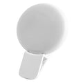 a white light on a white background