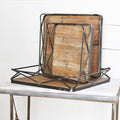 Modern Farmhouse Square Tray Set