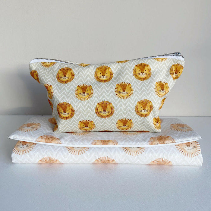 Nappy Wallet - Leo Lion Print - Baby & Toddler