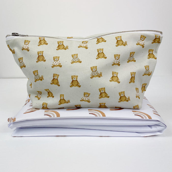 Nappy Wallet - Teddy Bear Print - Baby & Toddler