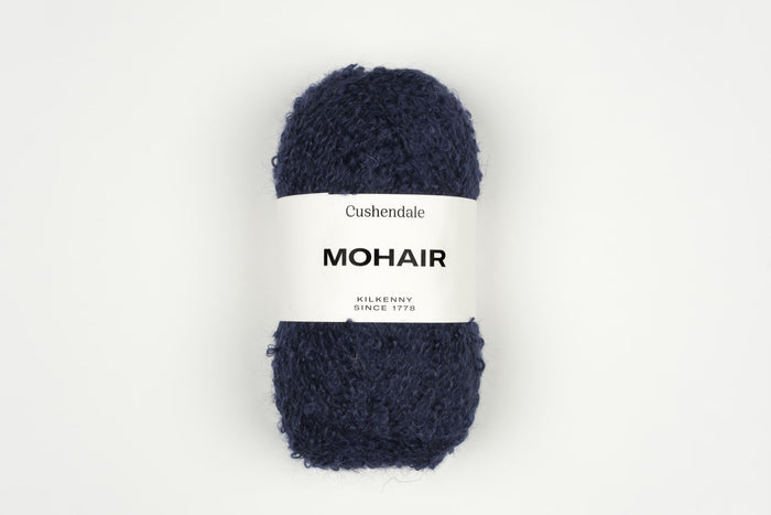 Navy Mohair Yarn - Cushendale Woollen Mills