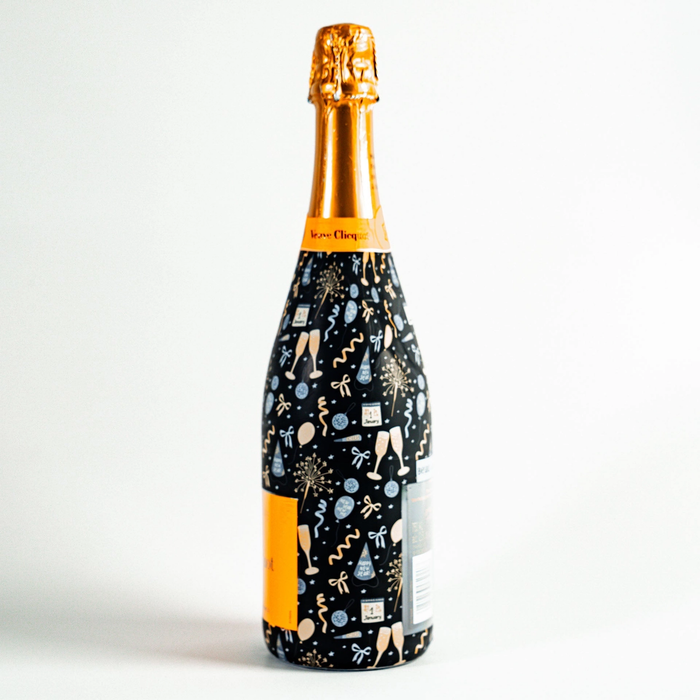 NYE Celebration Champagne Bottle Wrap