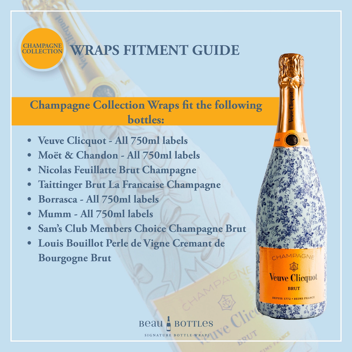 NYE Celebration Champagne Bottle Wrap