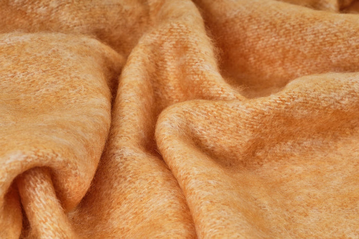Ochre Mooneen Mohair Scarf - Cushendale Woollen Mills