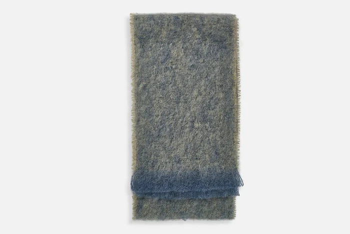 Olive Clash Mohair Scarf - Cushendale Woollen Mills