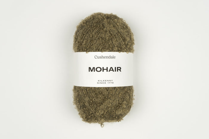 Olive Mohair Yarn - Cushendale Woollen Mills