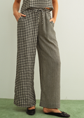 miou muse p65492t black cream mixed gingham pant one way or another