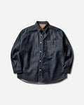 Levi's X Jordan Overshirt Jacket Dark Indigo Coats and Jackets Denim Jackets 005FG 0000