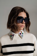 Oversized Cat Eye Sunglasess in Black