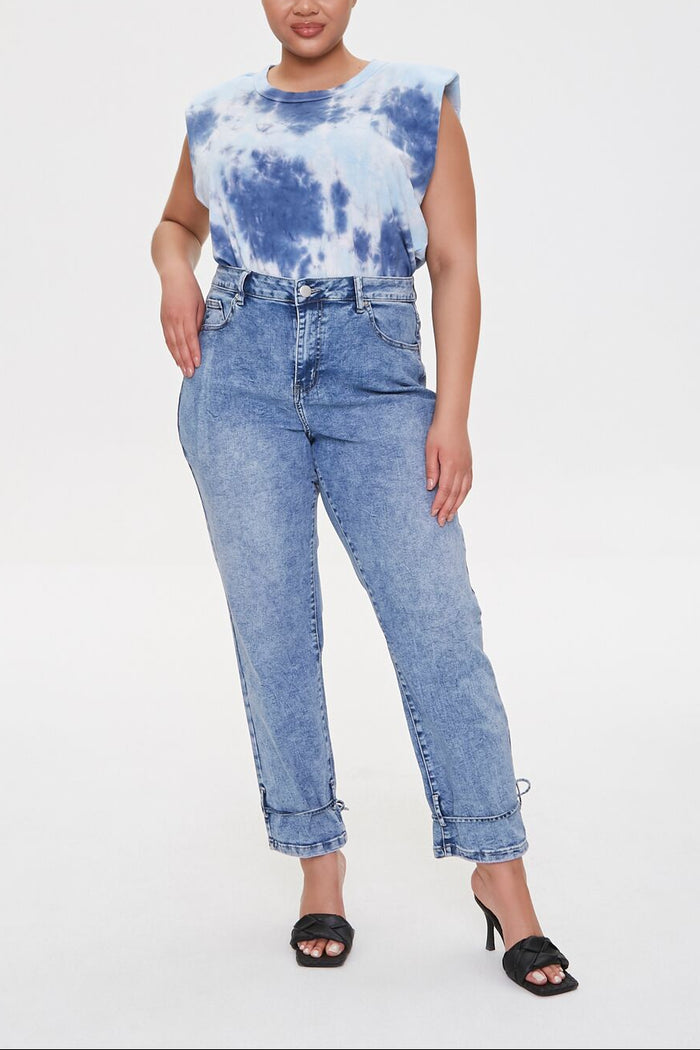 Padded Tie-Dye Muscle Tee