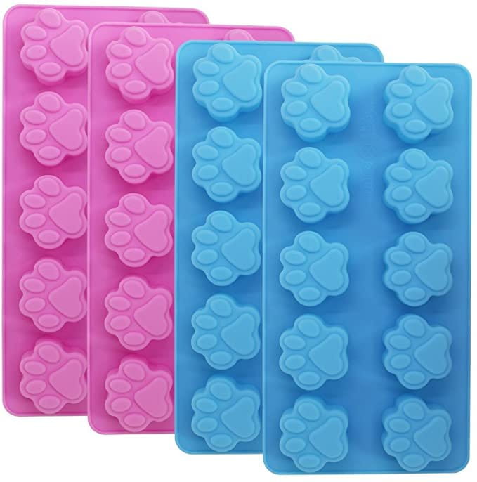 Raw Pawz Raw Pawz / Mold / Pink Paw Print Pink Silicone Mould