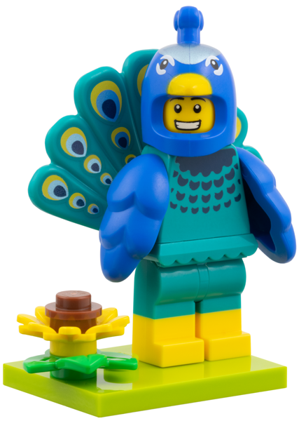 Peacock Costume Fan, Series 28
