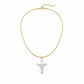 Pearl Cross Necklace