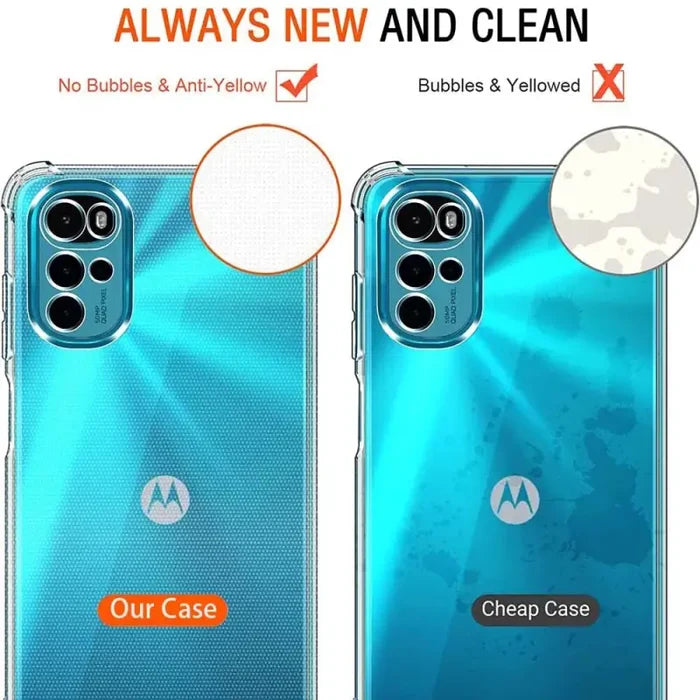 the case is designed to protect the back of the phone