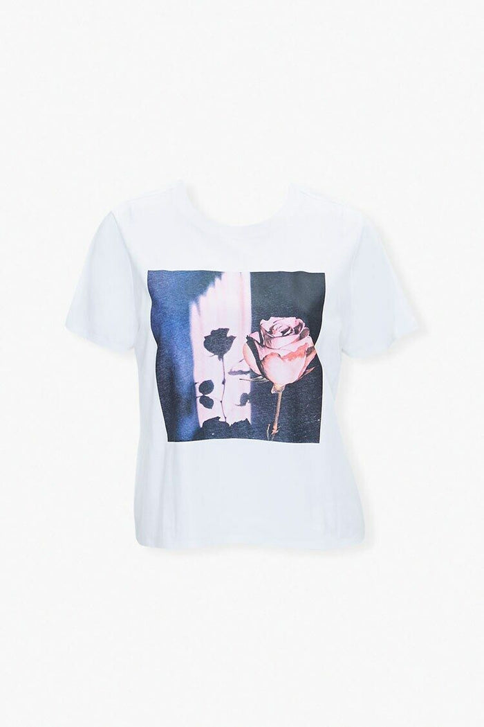 Plus Size Rose Tee