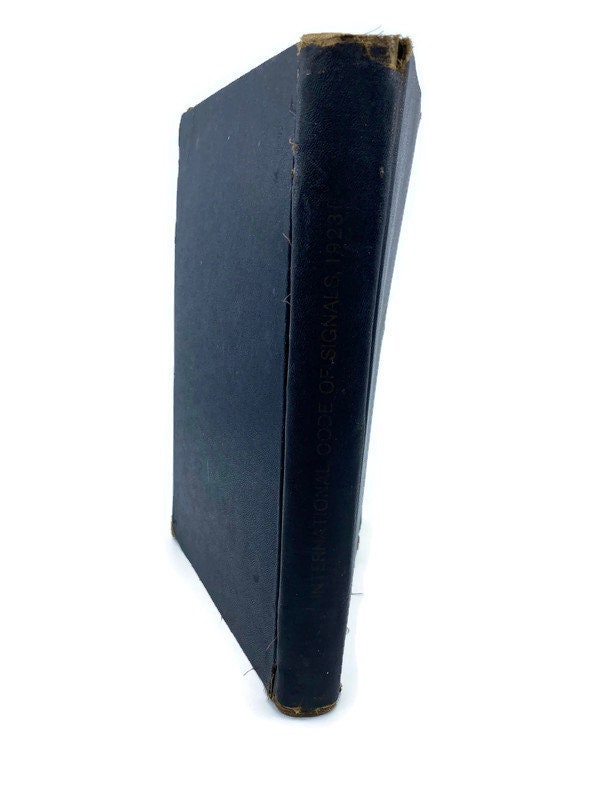 Rare Antique Book, International Code of Signals American Edition 1923 at Duckwells