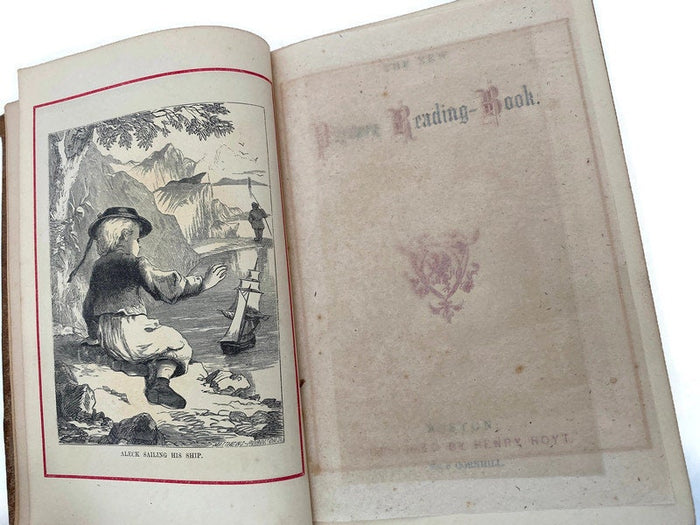 Rare Antique Book, The New Picture Reading Book, 1872 at Duckwells