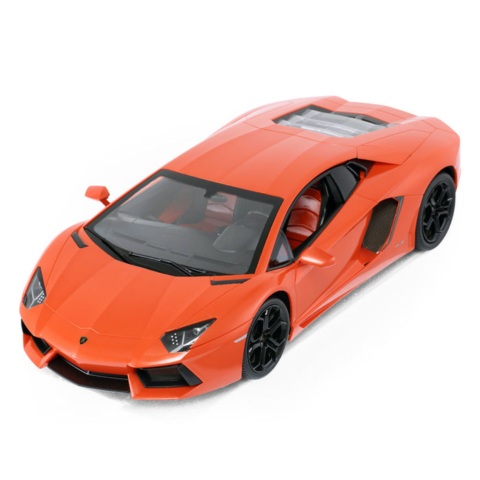 Rastar Licensed 1:10 Lamborghini Aventador LP700-4 Orange Remote Control Car