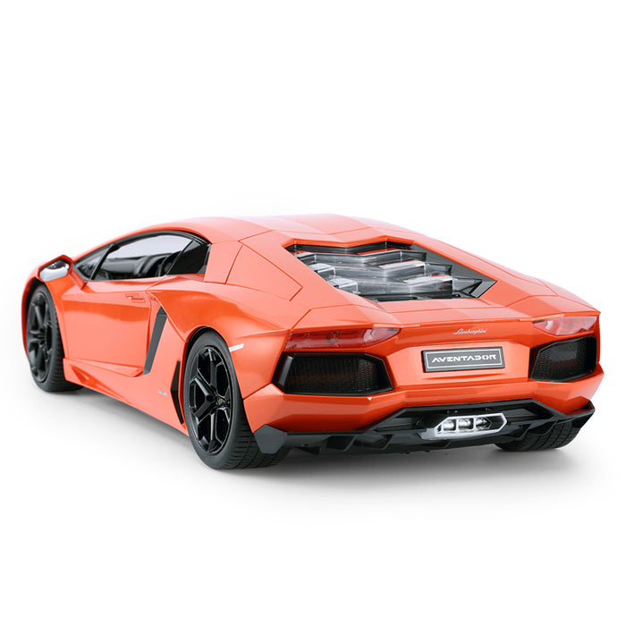 Rastar Licensed 1:10 Lamborghini Aventador LP700-4 Orange Remote Control Car