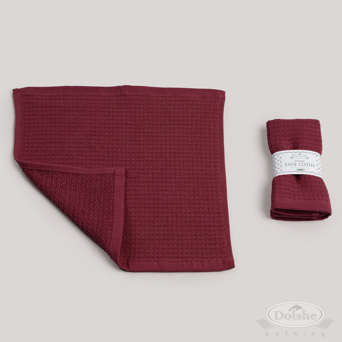 Reversible Waffle/Terry Face Cloth - ___ (PK12) T302-DP
