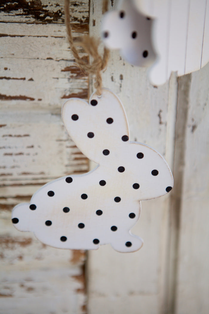 Reversible Wood Bunny Swag