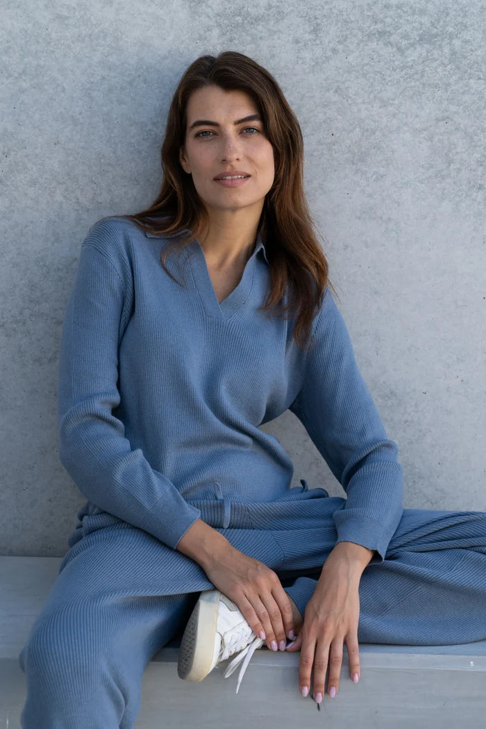 Ribbed Lounge Trousers - Women's Lounge Pants
