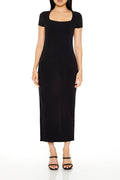 Ribbed T-Shirt Maxi Dress