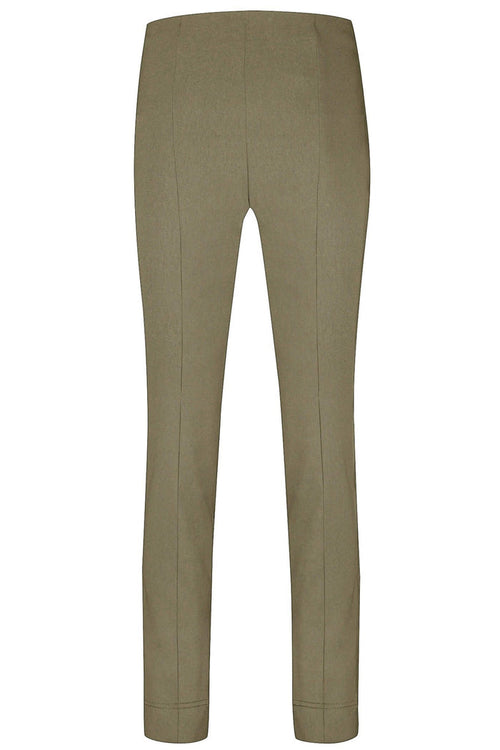 Robell 51673-5499-17 Rose Taupe Full Length Slim Fit Trousers - Dotique