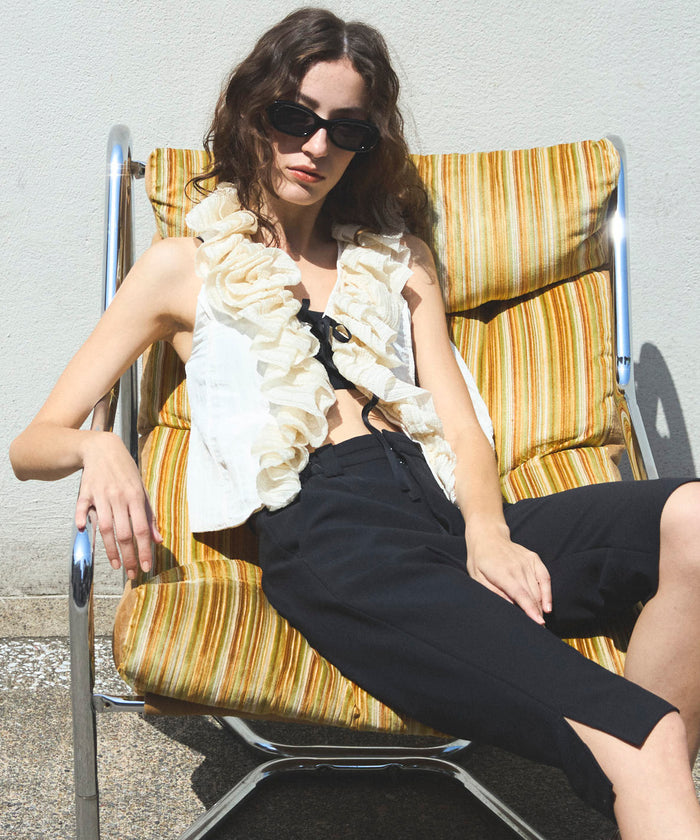 【SALE】Washer Ruffle Tops