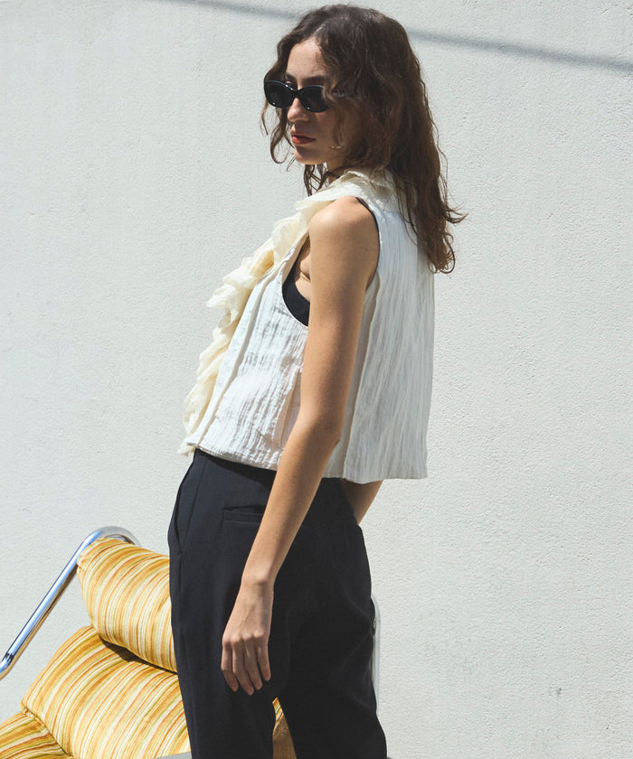 【SALE】Washer Ruffle Tops