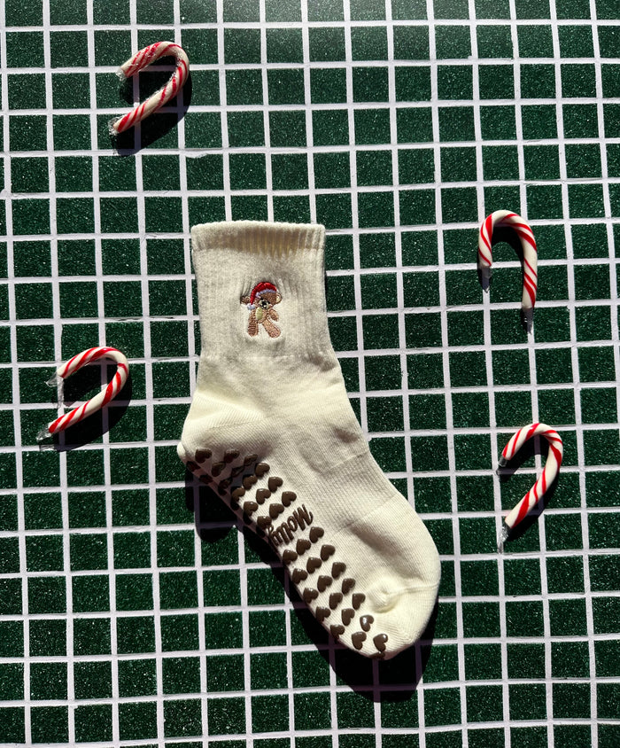 Cute holiday bear socks