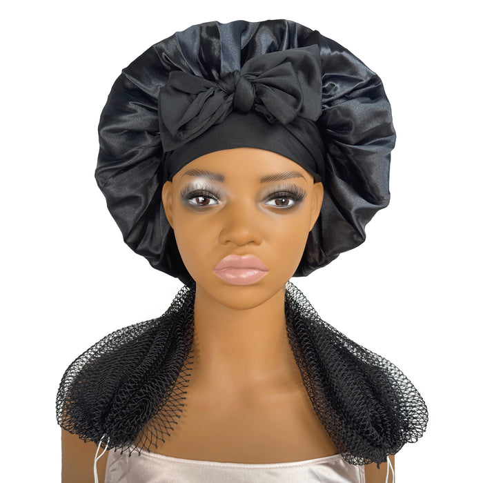 Black Bonnet + Black Sponge