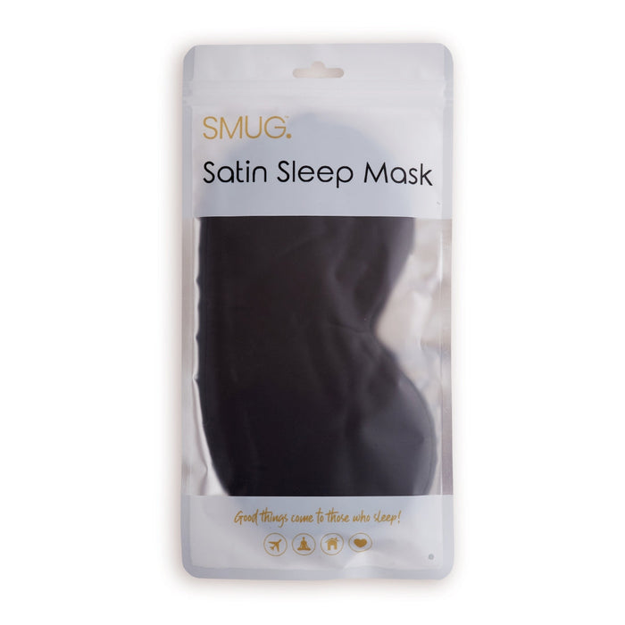 Satin Sleep Mask - Black - Satin Sleep Mask