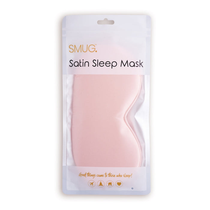 Satin Sleep Mask - Pink - Satin Sleep Mask