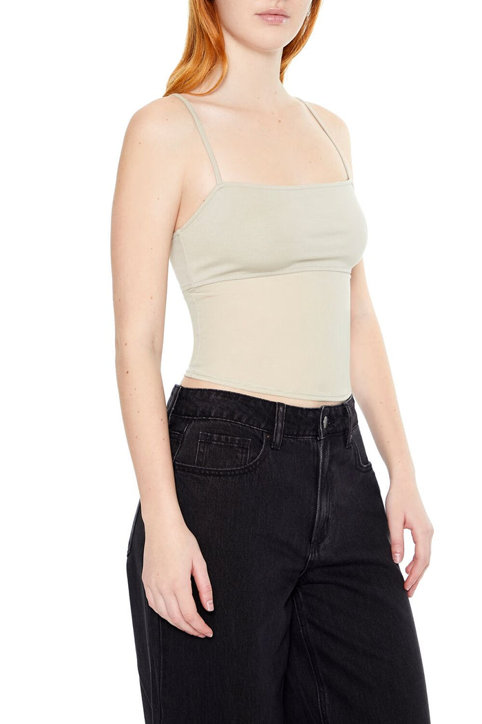 Sheer Ponte Knit Cami