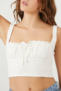 Shirred Crop Top