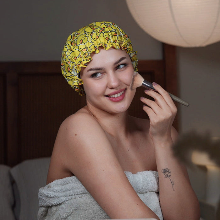 Shower Cap - Duck Print - Shower Caps