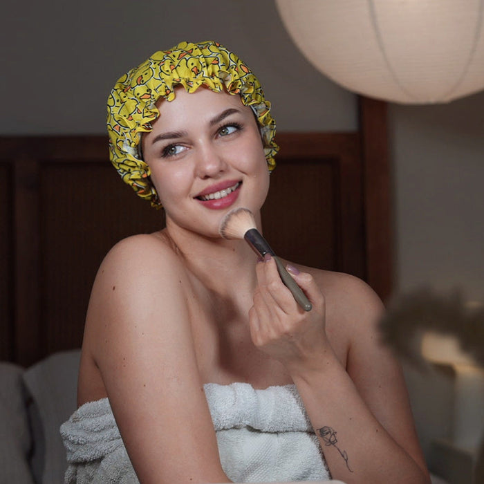 Shower Cap - Duck Print - Shower Caps